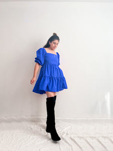 Vestido mini navy