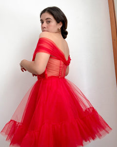Red dress